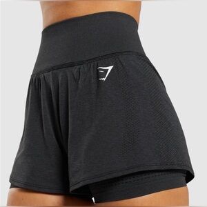 Gymshark Vital Seamless 2 in 1 Short - M